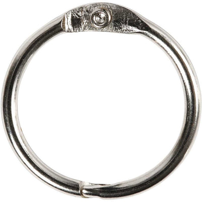 Creativ company cc boekbindersring 19 mm zilver 10 stuks