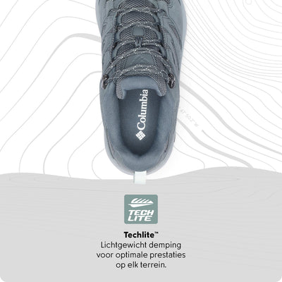 Columbia redmond™ iv low waterproof dames wandelschoenen - graphite, tea light