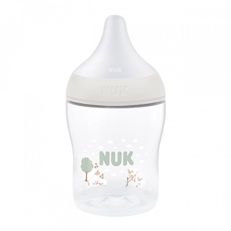 Nuk - babyfles - perfect match 150 ml met temperatuurregeling multicolor - zuigfles - anti-koliek - bpa-vrij - speen - fles