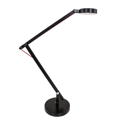 Trio amsterdam - tafellamp - bureaulamp - zwart - incl. 1x smd 5w - 500lm - 3000k - voet, klem en wandmontage