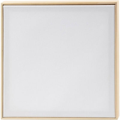 Creativ company gespannen canvas met lijst 30 x 30cm 280 gr 10 stuks wit
