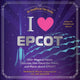 Disney i love gift book series- i love epcot