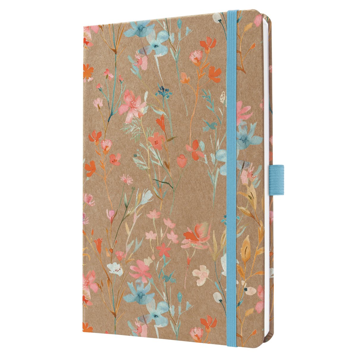 Sigel weekagenda pure 2026 - formaat a5 - blue floral serenity - hardcover - si-j6807