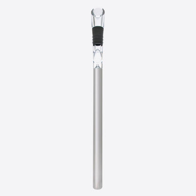 Point-virgule wijnkoeler - koelstick - met schenktuit - rvs acryl - 32cm