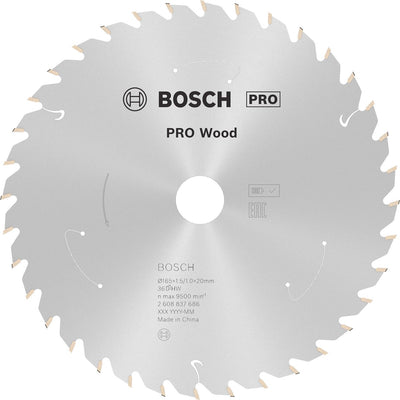 Bosch standard for wood - cirkelzaagblad - 165 mm - 20 mm - 36 tanden