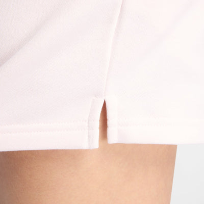 New balance sport essentials french terry short dames sportbroek - pink salt