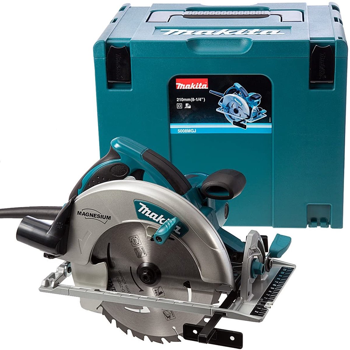 Makita 5008 mgj 1800 w handcirkelzaag 210 mm in makpac
