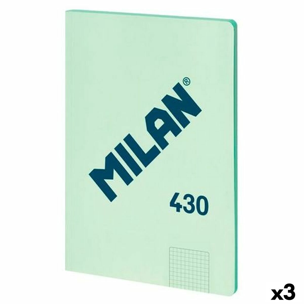 Milan notitieboekje serie 1918 groen a4 48 lakens (3 stuks)