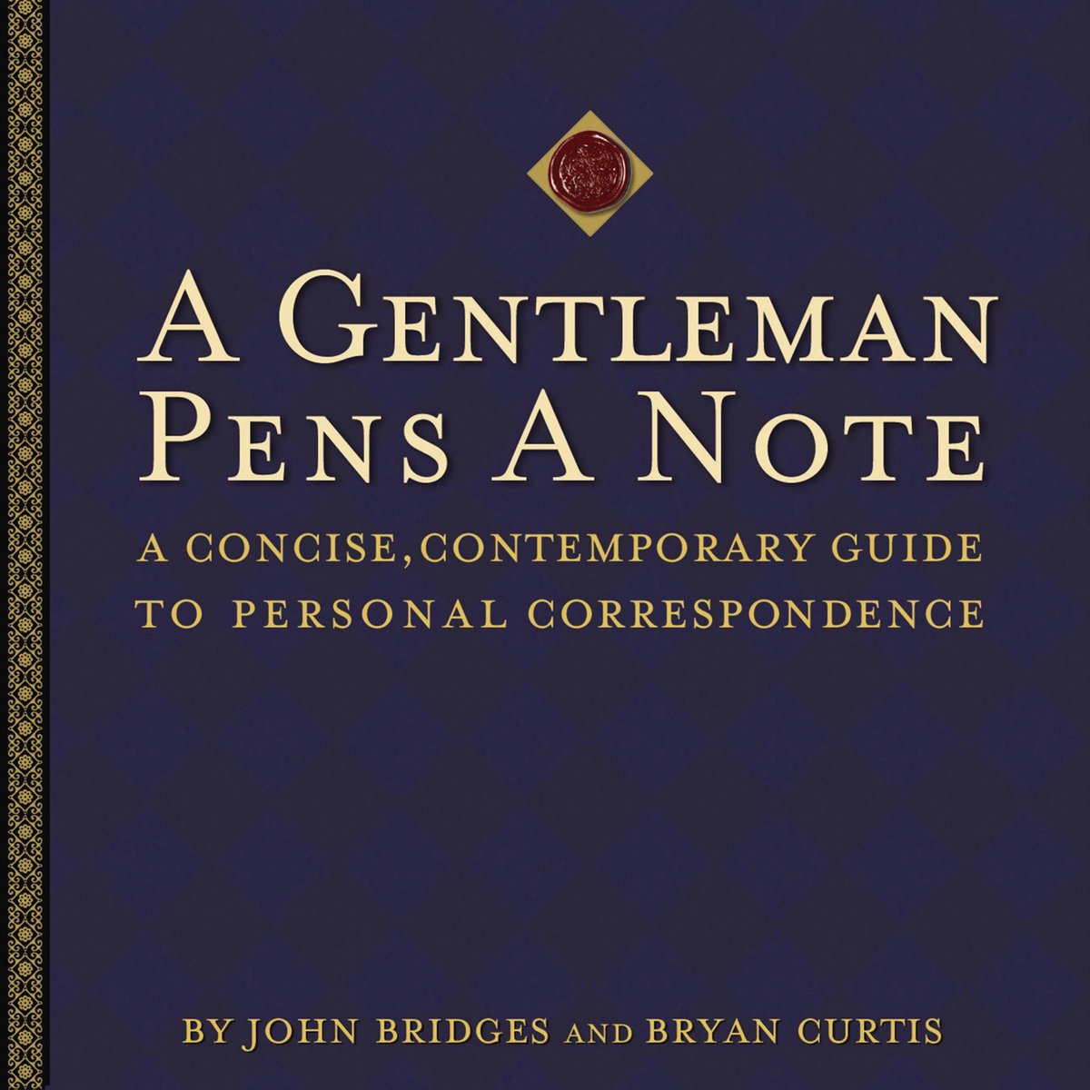 A gentleman pens a note