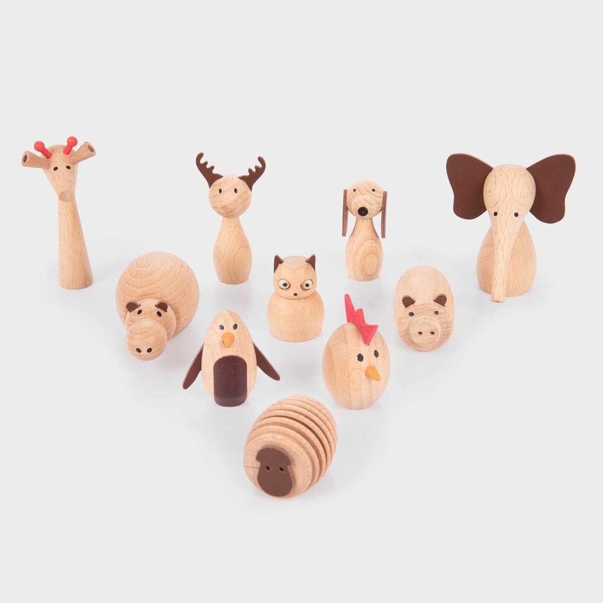 Tickit houten dierenvrienden - pk10