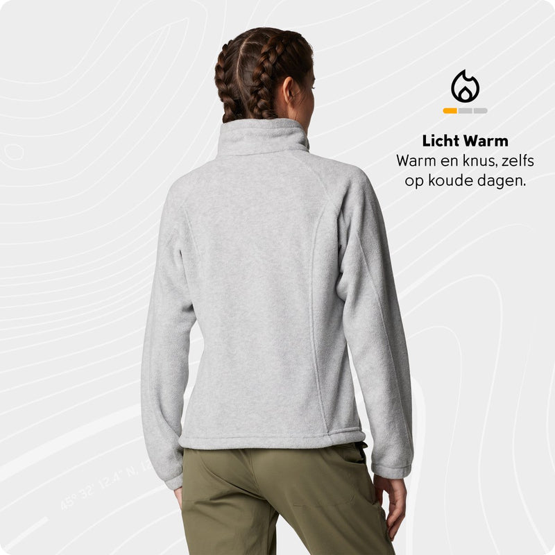 Columbia benton springs™ full zip dames outdoortrui - cirrus grey heather