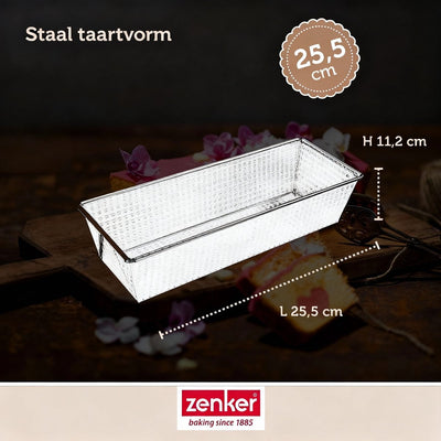 Zenker cakevorm 25,5 cm silver