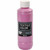 Creotime textile color dekkende textielverf - roze, 250ml