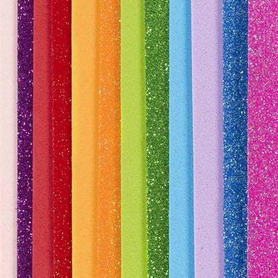 Creativ company foam vellen 14 x 25 cm kleurrijk 12 vel