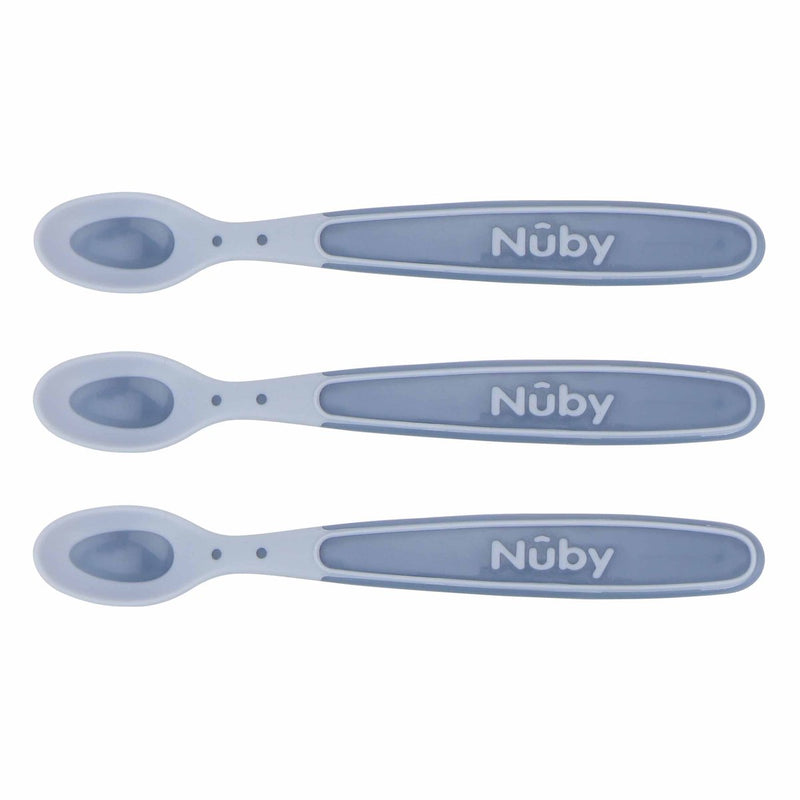Nûby nuby - warmtegevoelige babylepels - kleur niet zelf te kiezen - 3st