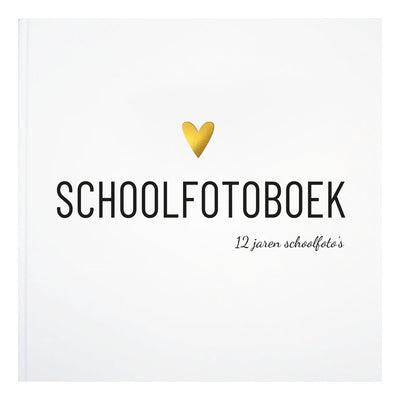 Lifestyle2love mijn schoolfotoboek - invulboek met ruimte voor klassenfoto's en pasfoto's - cadeau kind -