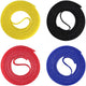 Label the cable ltc 1230 19 inch klittenband geel, zwart, rood, blauw