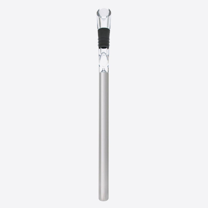Point-virgule wijnkoeler - koelstick - met schenktuit - rvs acryl - 32cm