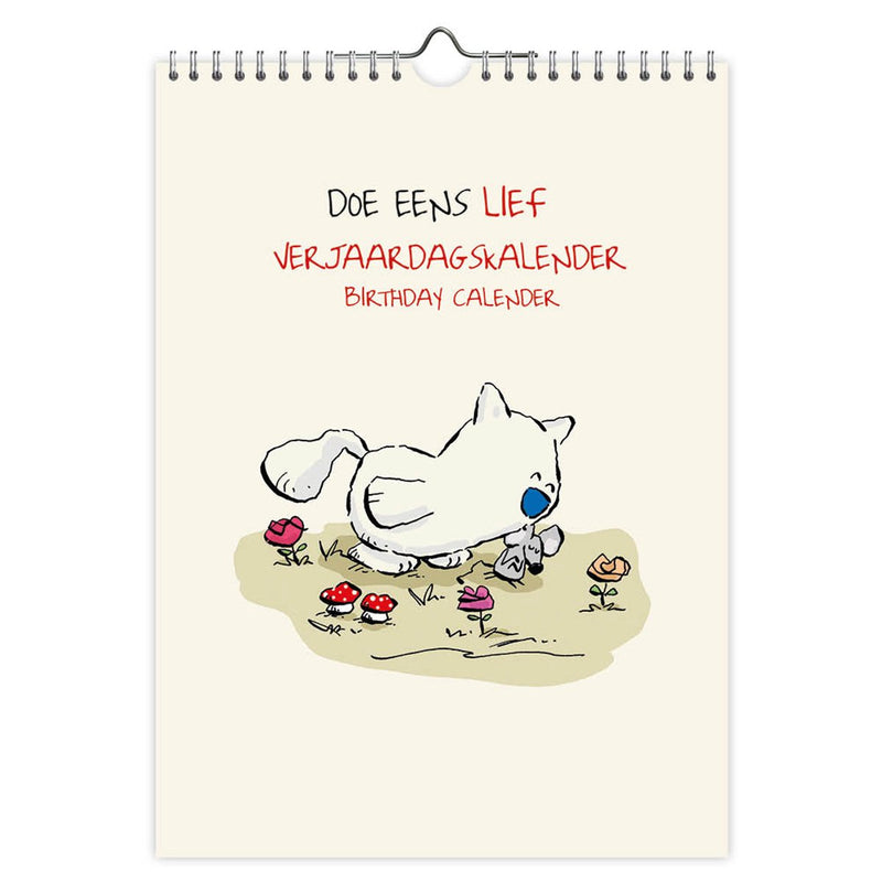 Comello doe eens lief verjaardagskalender - 18x25 cm