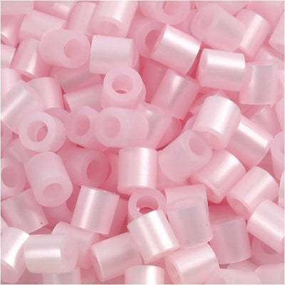 Creotime strijkkralen roze parelmoer 6000 stuks