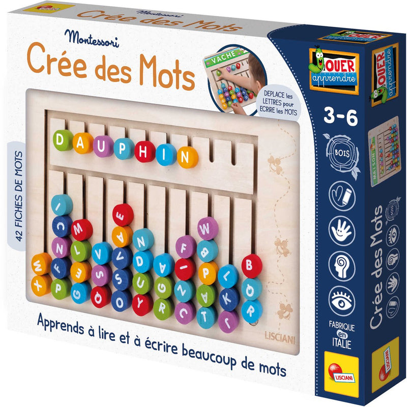 Lisciani - montessori - cree des mots - fr