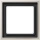 Jung aluminium staal chroom afdekraam schakelmateriaal - es2981 - e28ck