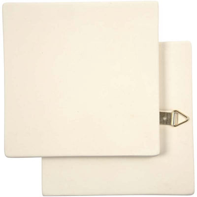 Creativ company cc teracotta tegel 13x13 cm wit