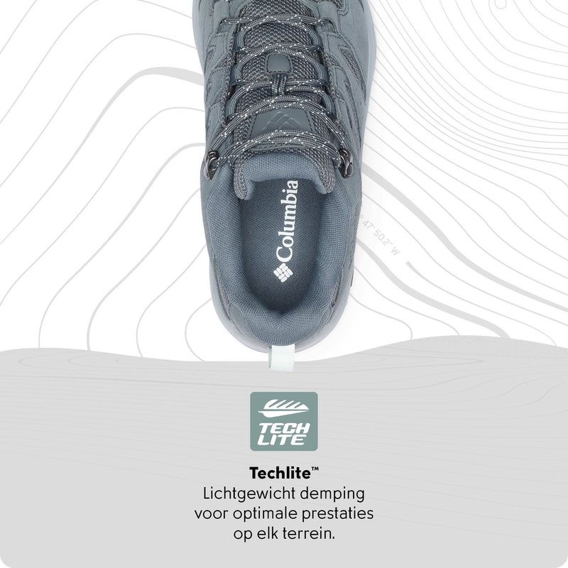Columbia redmond™ iv low waterproof dames wandelschoenen - graphite, tea light