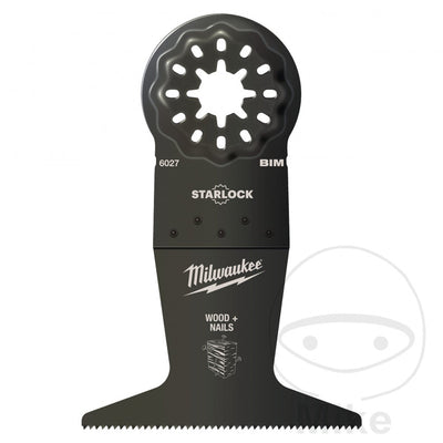 Milwaukee 48906027 bi-metalen invalzaagblad 65 x 42mm - hout met nagels