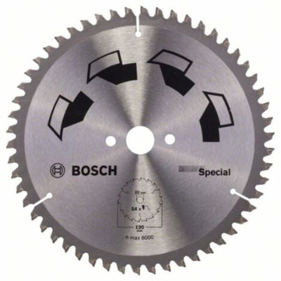 Bosch - cirkelzaagblad special -190 x 20 x 2,5 mm - 54