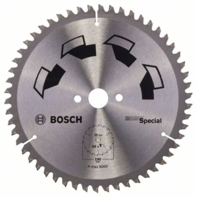 Bosch - cirkelzaagblad special -190 x 20 x 2,5 mm - 54