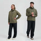 Rogelli commuter essential regenpak - waterdicht - legergroen - l