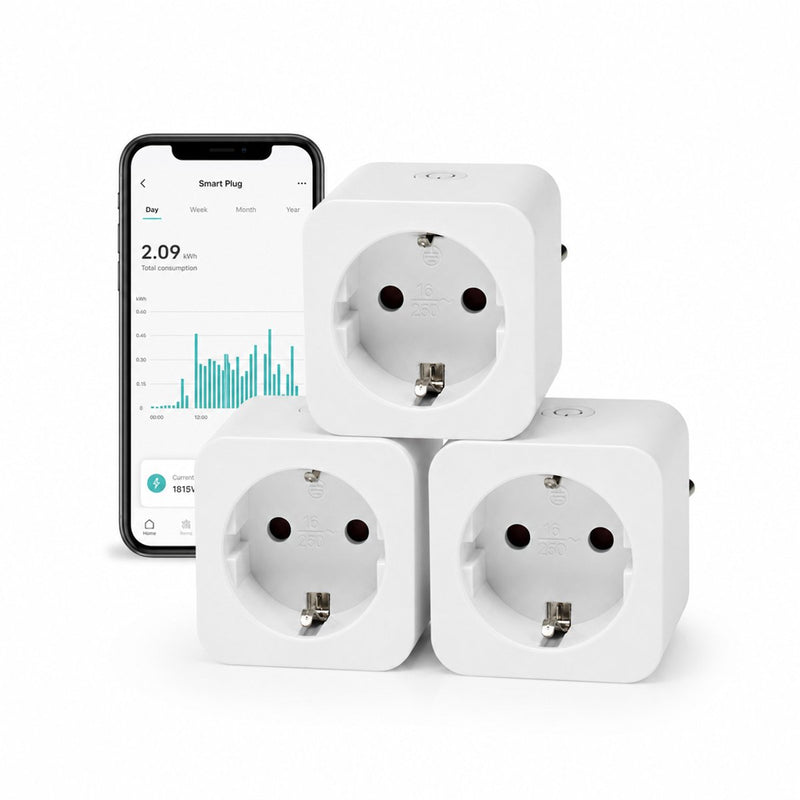 Slimme stekker nedis wifip121fwt3 wit