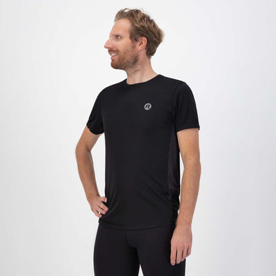 Rogelli core heren hardloopshirt - korte mouw - ademend - zwart