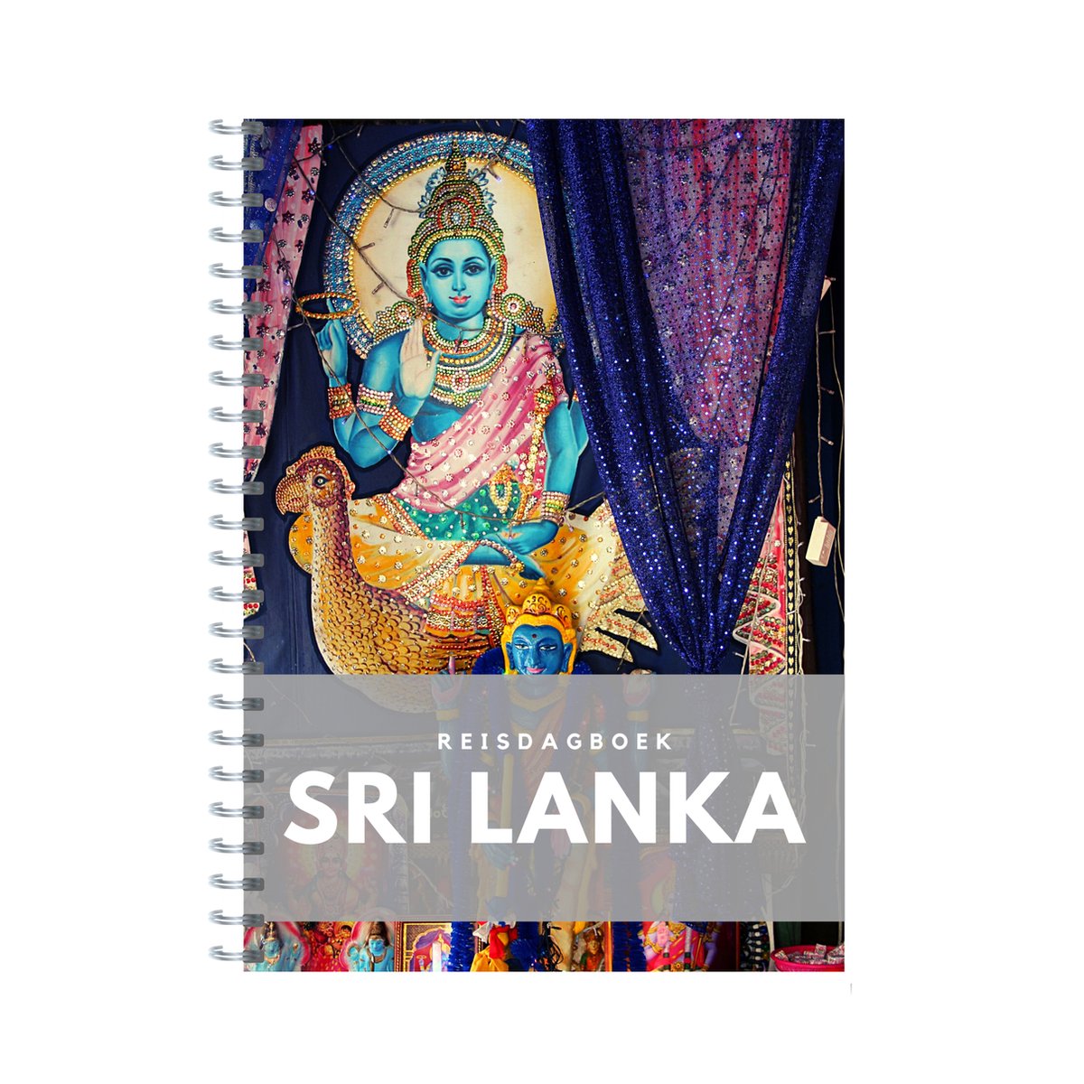 Merkloos sans marque reisdagboek sri lanka - schrijf je eigen reisboek