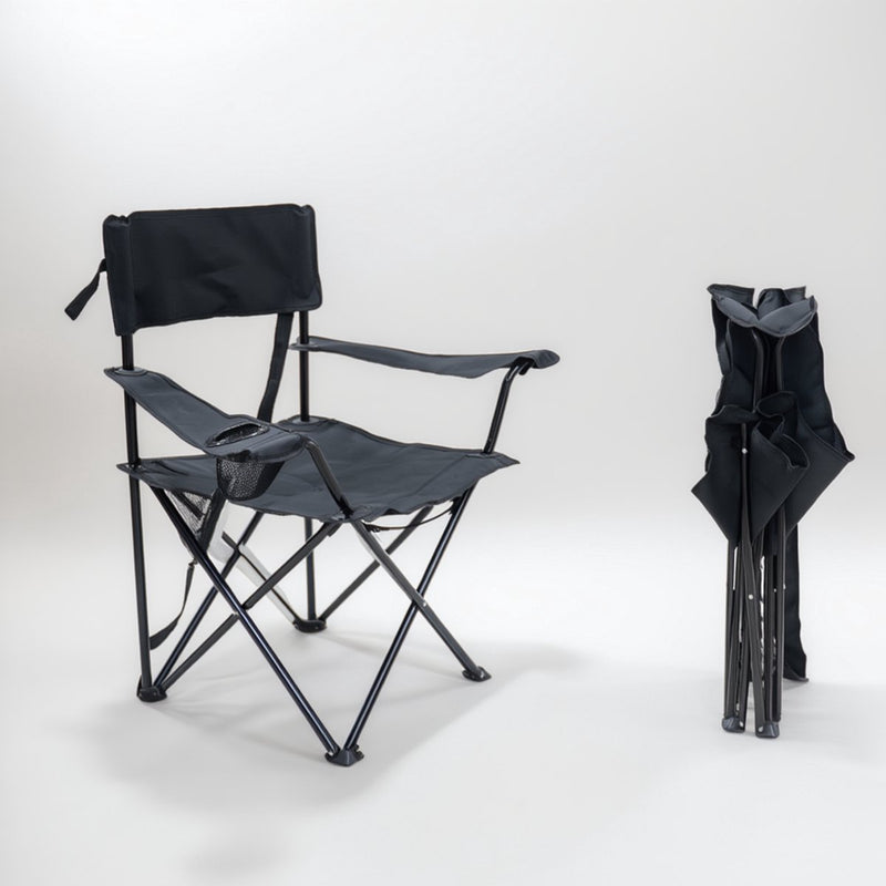 Hush. outdoor hush outdoor campingstoel - lichtgewicht - opvouwbaar - bekerhouder - 80*50*50cm