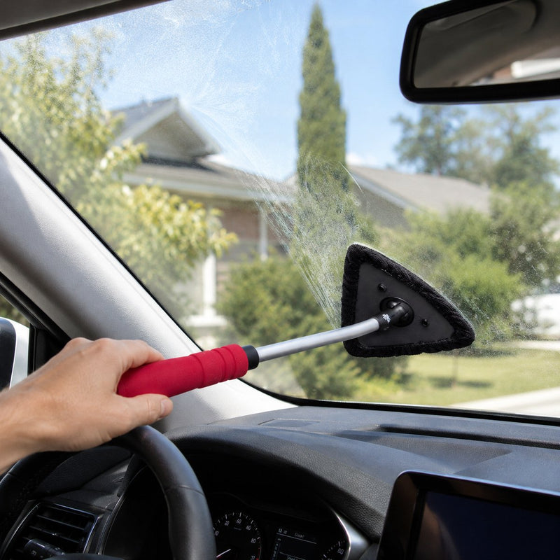 Dirt devil techtronic cordless - auto ijskrabber - glas- en ruitenreiniger - 3 in 1 - zwart rood