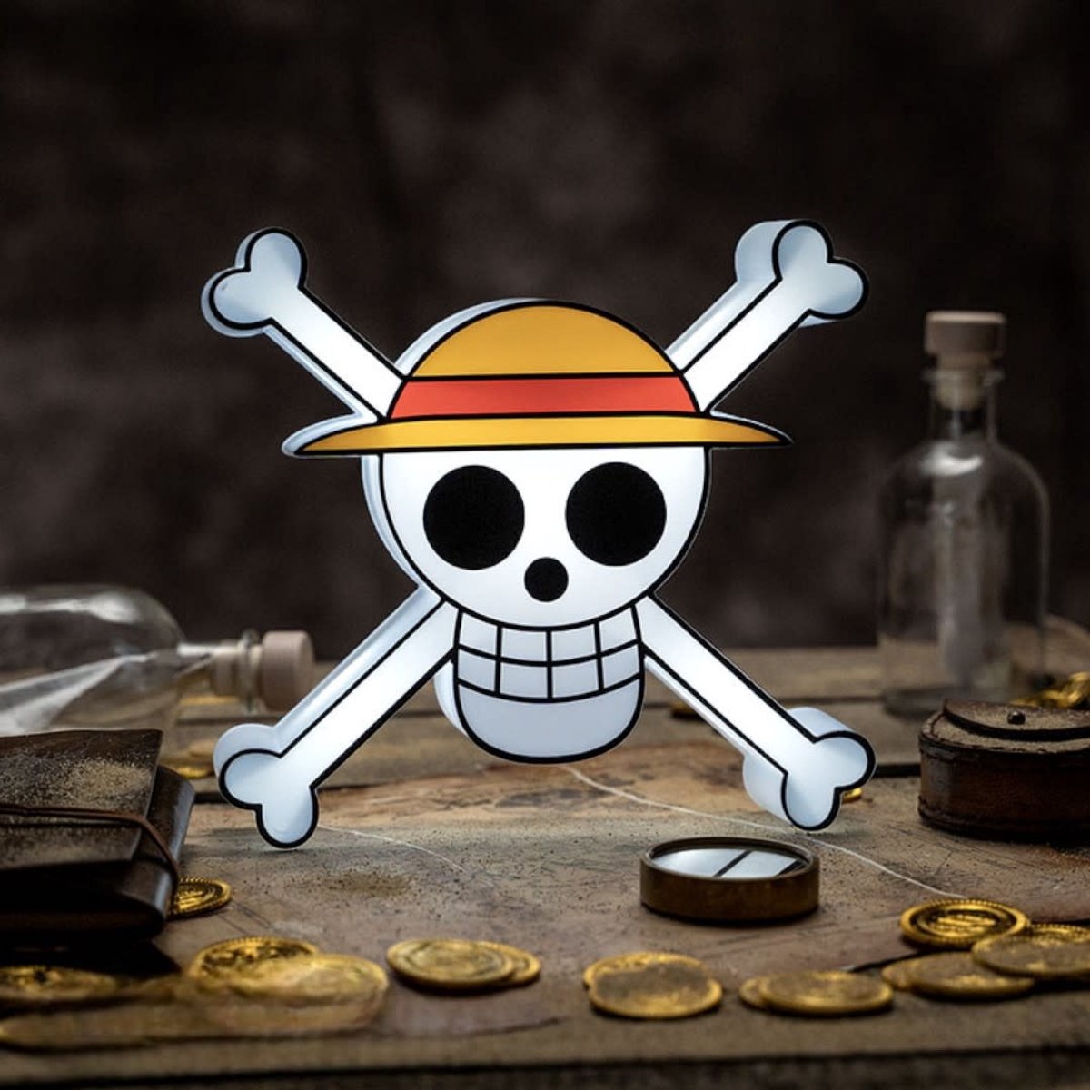 Aby style one piece skull lamp 21 cm