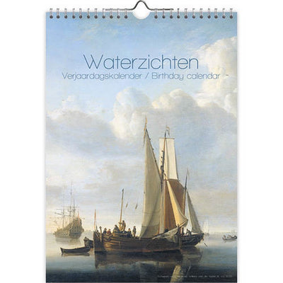 Comello waterzichten verjaardagskalender - a4