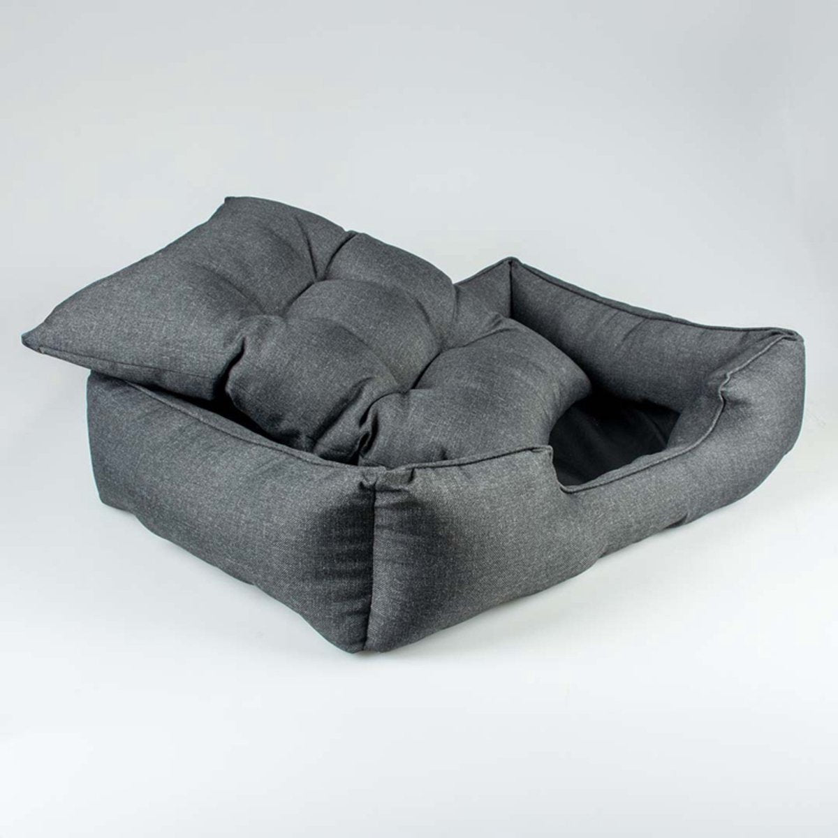 Duvo + duratex hondenbed donkergrijs m-60x80x16cm