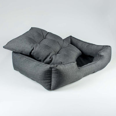 Duvo + duratex hondenbed donkergrijs m-60x80x16cm