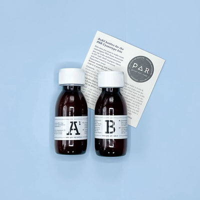 Par cyanotype navullingsset creatief speelgoed 2x250ml blauwdruk.
