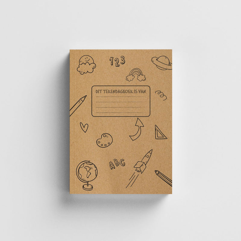 Merkloos sans marque tekendagboek