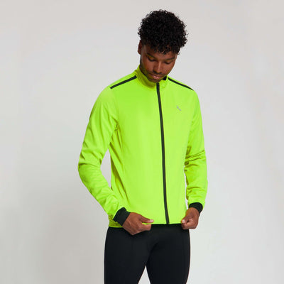 Rogelli core heren fietsjack - winter - waterafstotend - fluor zwart