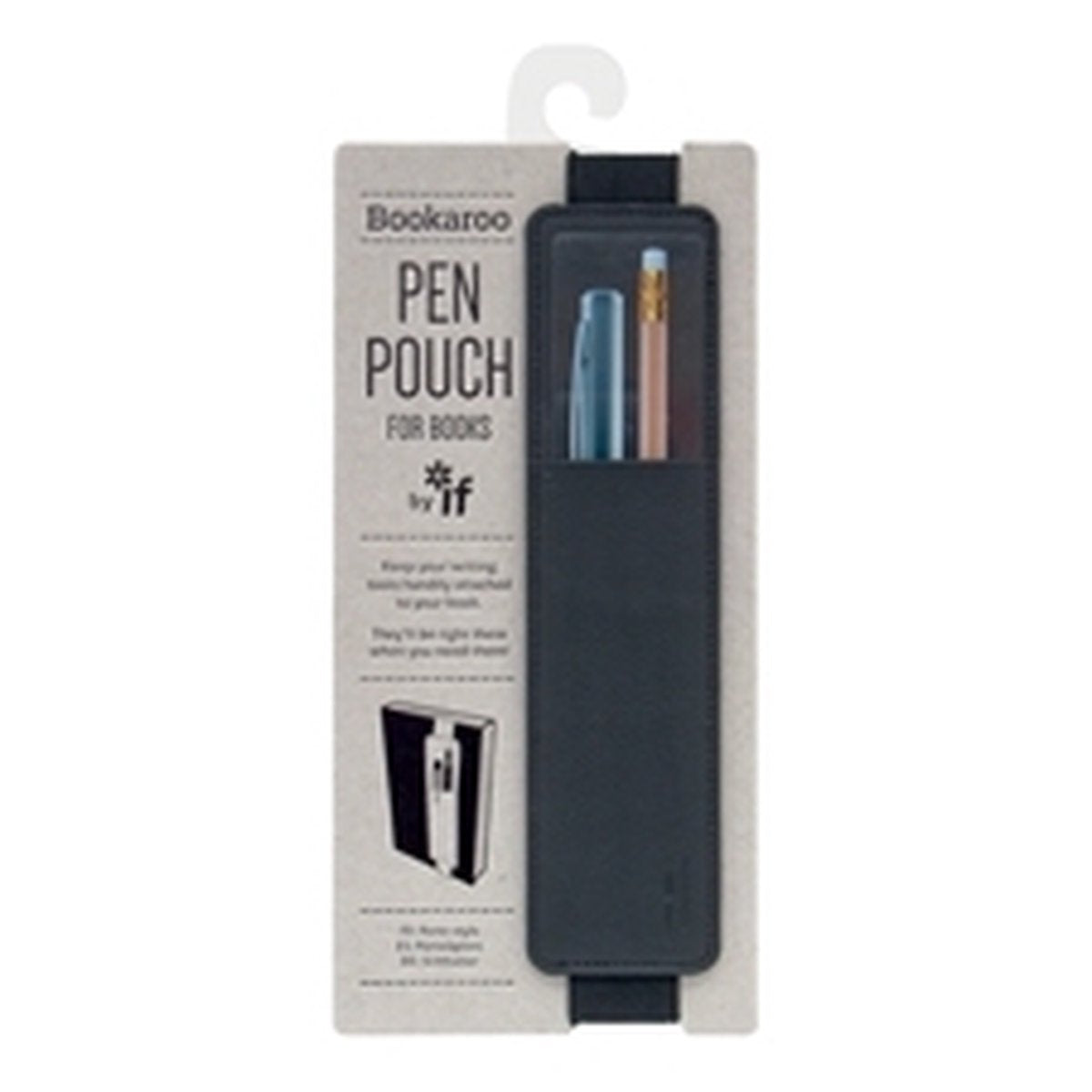 Bookaroo pen pouch black