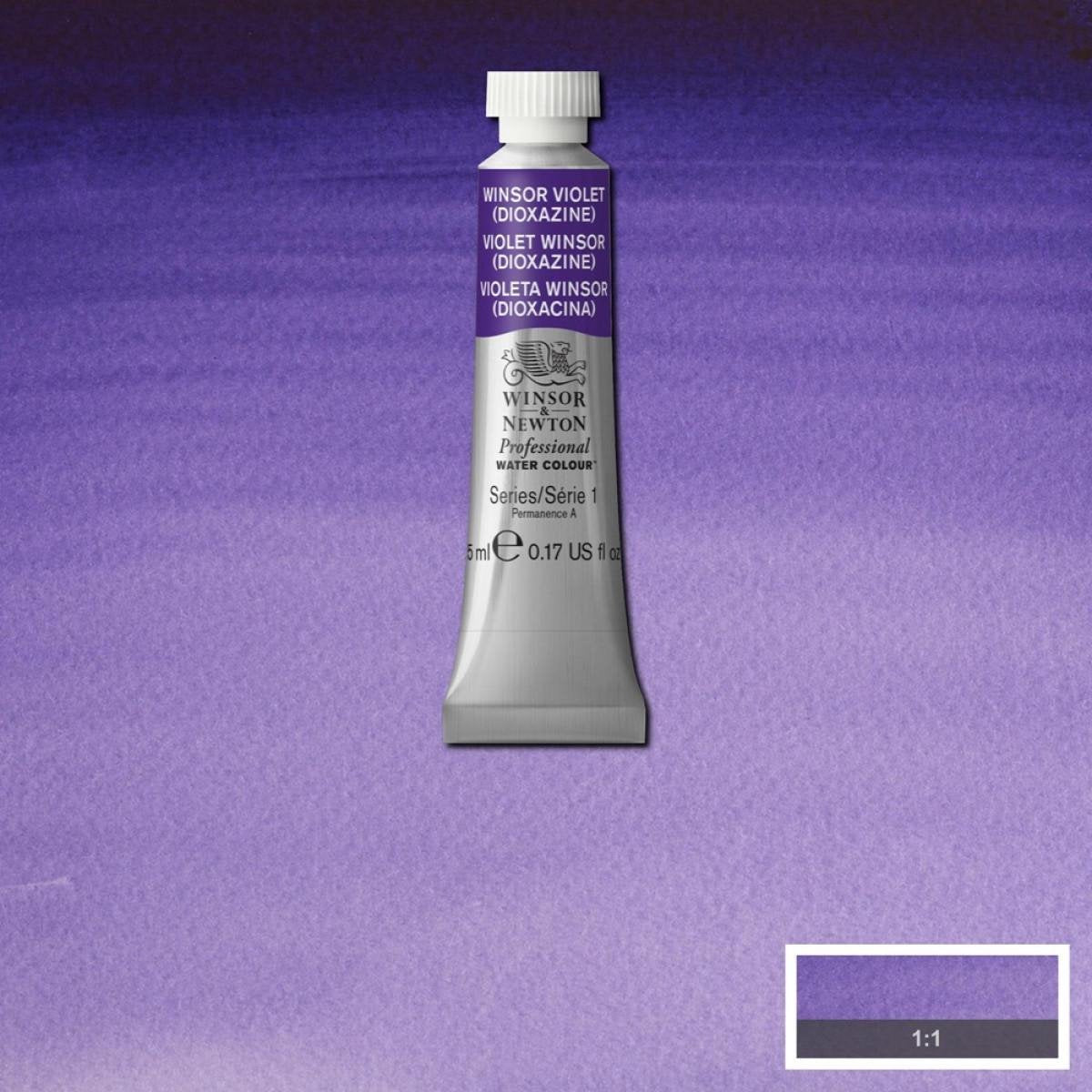 Winsor newton watercolor paint w n 5ml – 733 winsor violet (dioxazine)