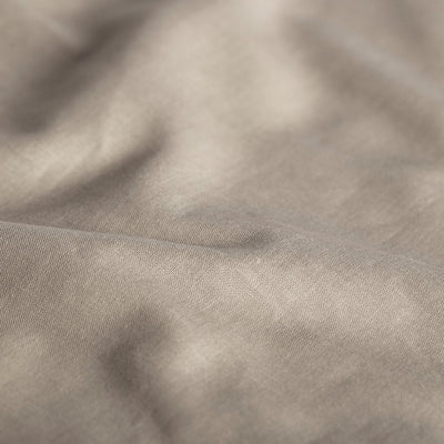 Cinderella - weekend - topper hoeslaken met split - 200x200 cm - tot 15 cm matrashoogte - 100% katoen - taupe