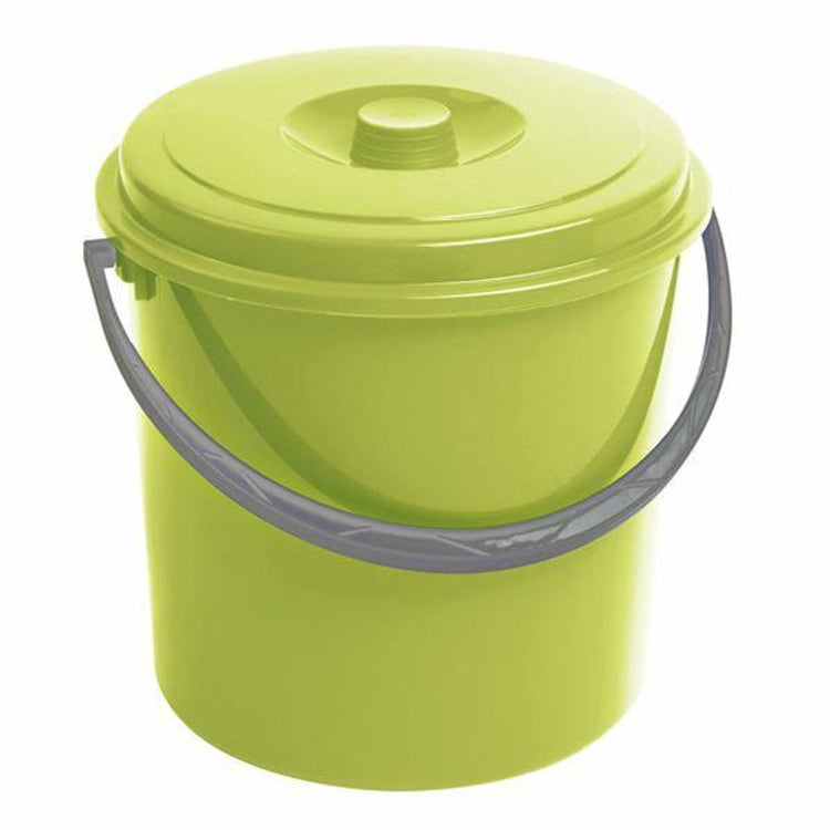 Curver - emmer met deksel - 12l - groen - kunststof