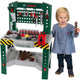 Klein toys bosch mini speelgoed werkbank – 77 delig – met veel accessoires - met leerfuncties – donkergroen