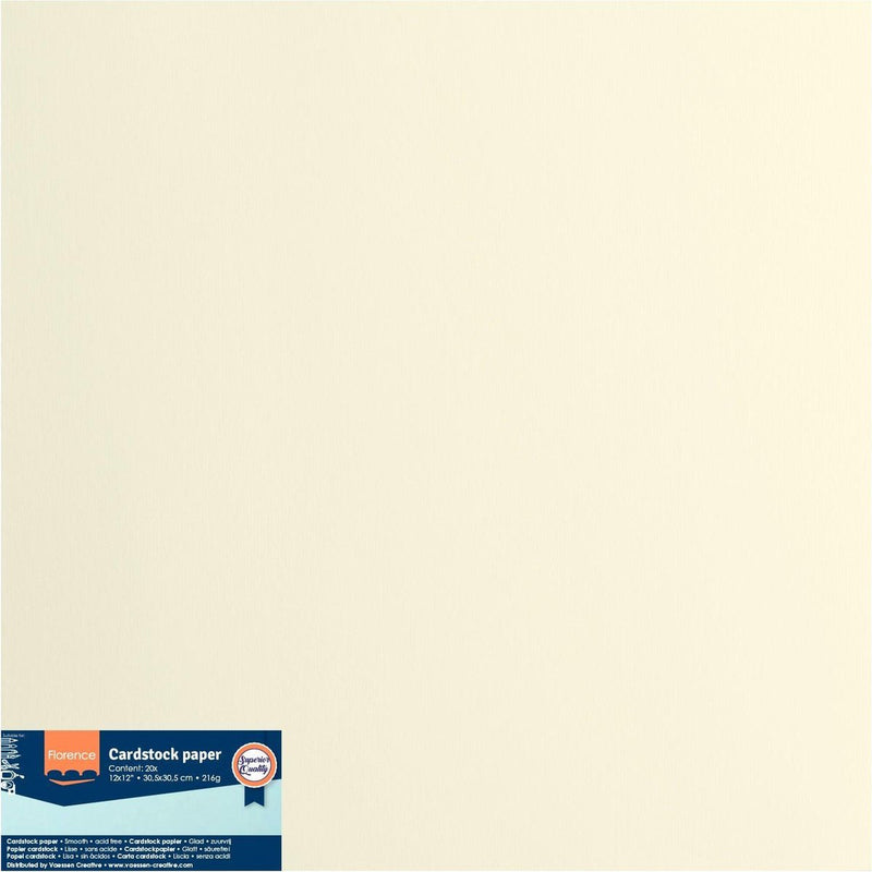 Florence karton - raffia - 305x305mm - gladde textuur - 216g